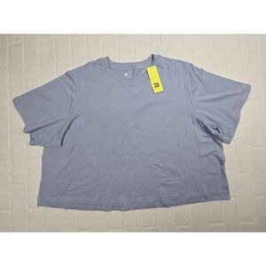 All In Motion Supima Cotton  Boxy Cropped Top 3X